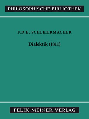 cover image of Dialektik (1811)
